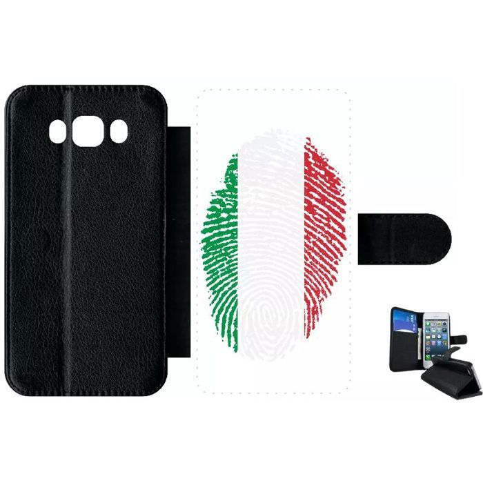 Etui samsung galaxy j7 2016 empreinte digitale drapeau italie italy