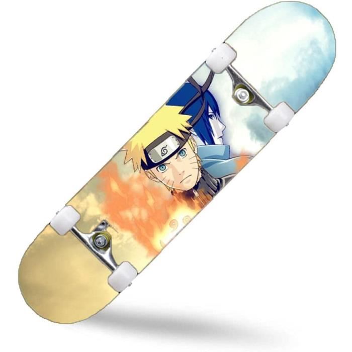 SKATEBOARD Elementarer AnimeCreative Design Cartoon Anime Naruto Skateboard complet pour enfant 7 couches en -eacute,rable pour1294