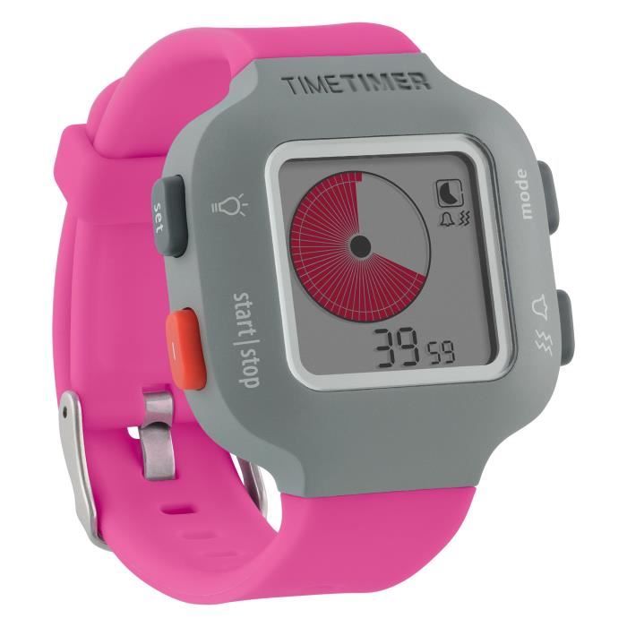Time Timer montre Plus (Taille petite et grande), Visual Minuteur (Reproductible), horloge (analogiques et numériques en 12 ou 24