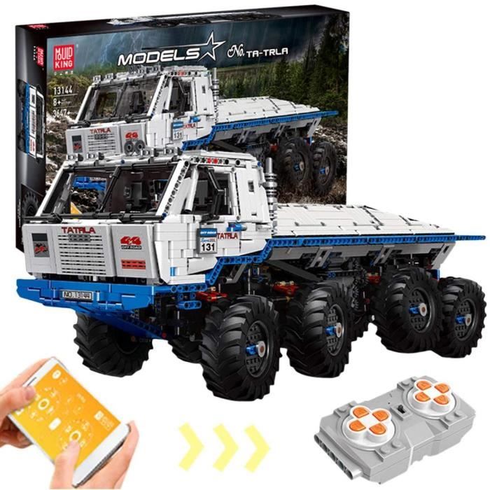 VEHICULE A CONSTRUIRE ENGIN TERRESTRE A CONSTRUIREqueek Technic Bloc de Construction Voiture, 1:8 Camion pour Tatra T813 8x8 P303