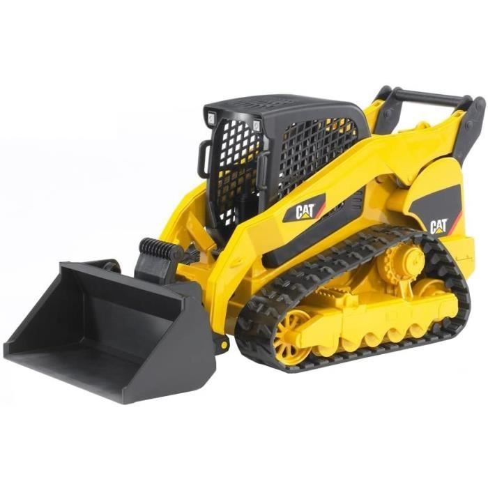 VEHICULE MINIATURE ASSEMBLE ENGIN TERRESTRE MINIATURE ASSEMBLE BRUDER - 02136 - Chargeur CATERPILLAR tout terrain avec chenill241
