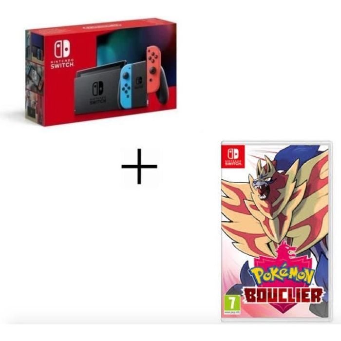 CONSOLE NINTENDO SWITCH + POKEMON BOUCLIER