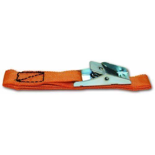 Lot de 2 Sangles avec boucle métallique - Résistance 17 kg - 18 mm x 50 cm - Orange (Lot de 3)