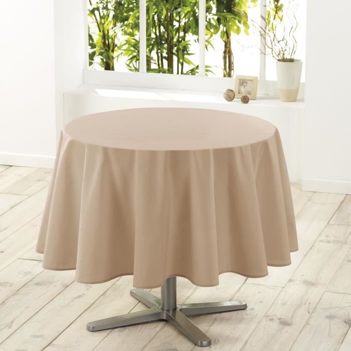 Nappe ronde unie 180cm ESSENTIEL LIN