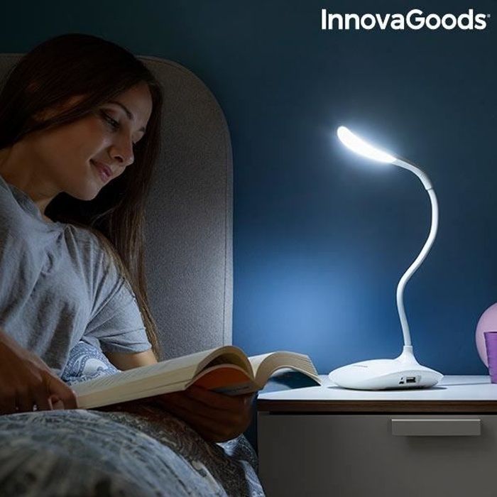 LAMPE LED DE TABLE RECHARGEABLE TACTILE LUM2GO INNOVAGOODS