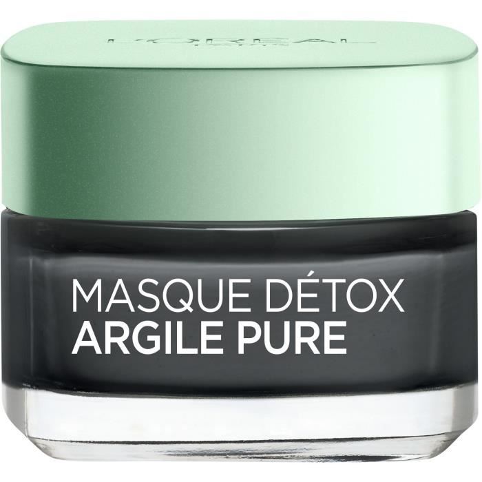 L'ORÉAL PARIS - Masque Visage Détox Argile Pure - 50 ml