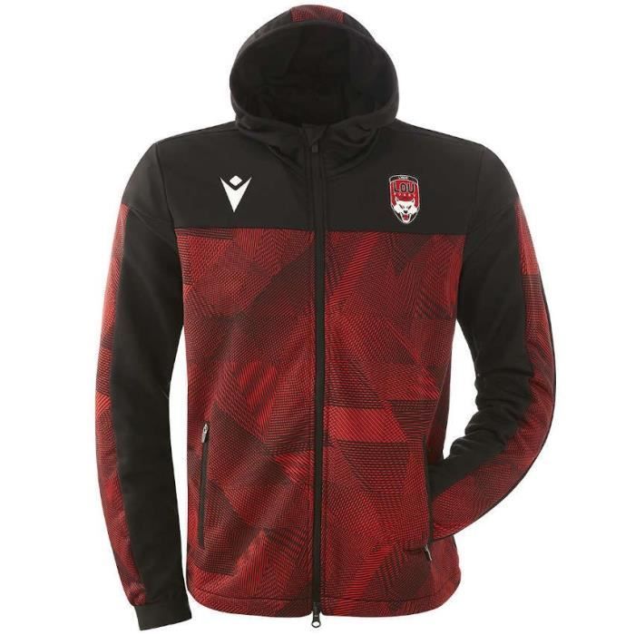 Veste a capuche Zip Macron LOU Rugby Officiel Lyon