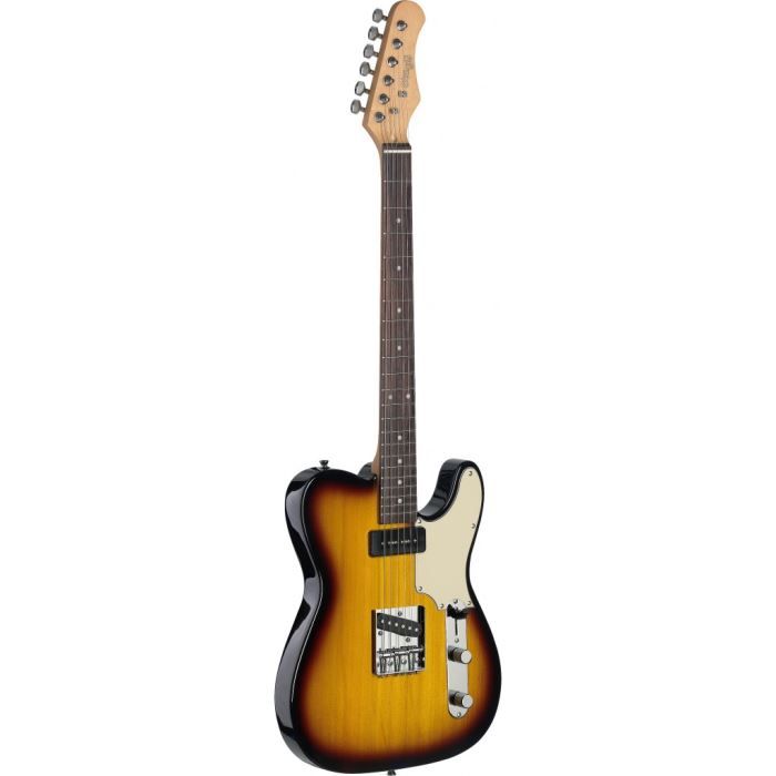 STAGG SET-CST BS Guitare Electrique Vintage - Dégradé Brun