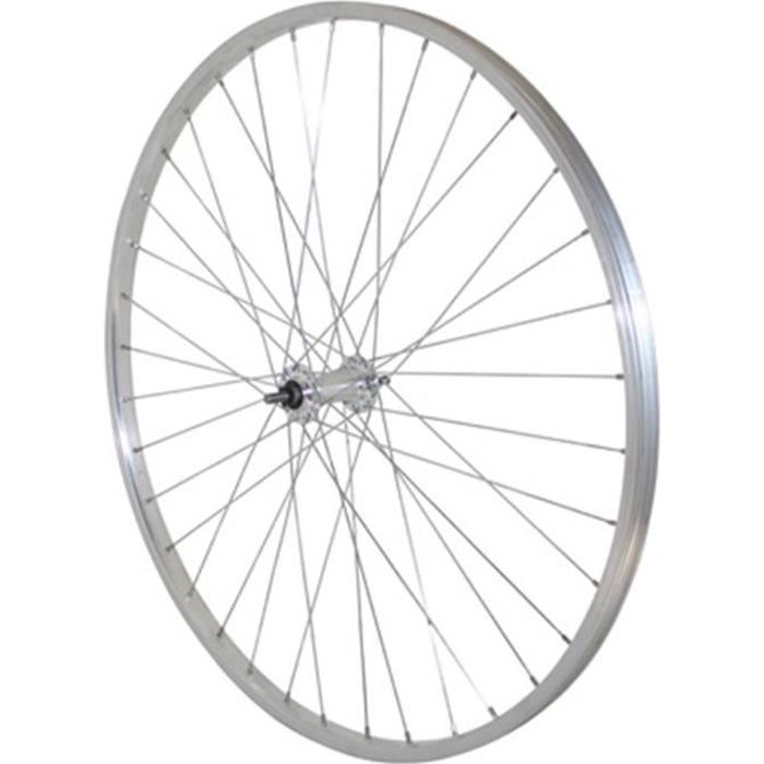 ROUE VTC-CITY 700X28-35 AVANT ALU MX ALU AXE PLEIN (VENDU SANS ECROU 9X100)