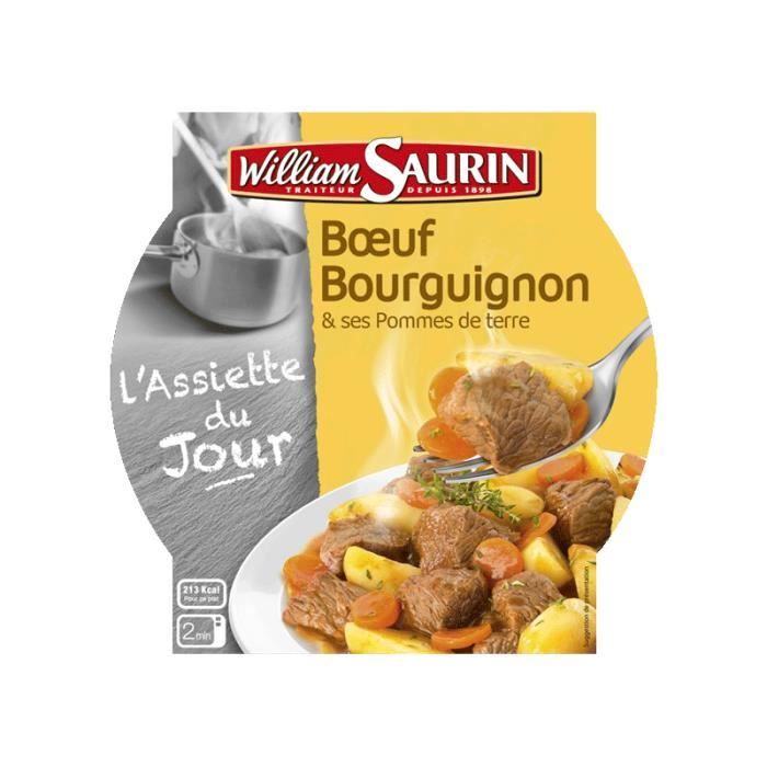 William Saurin Bœuf bourguignon et ses pommes de terre 300g