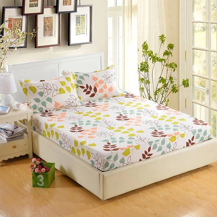 Drap Housse Biolina Blanc 160x200 Cm – 100% Coton Bio, Doux Et Respirant Pour Un Sommeil Naturel