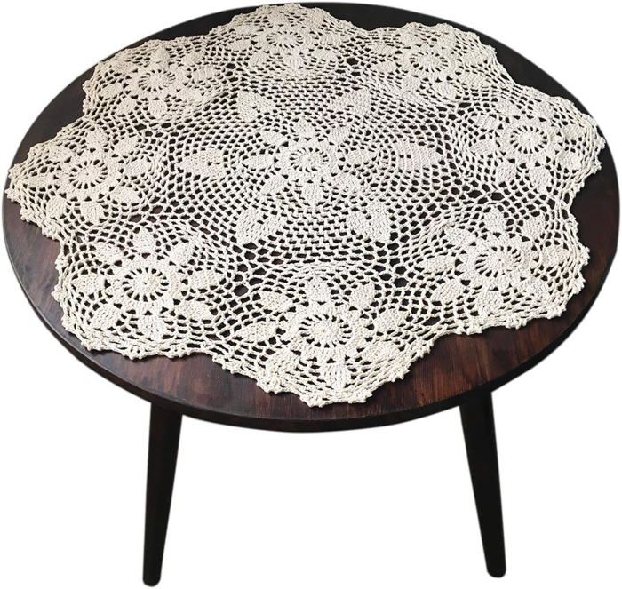 Crochet d'art Napperon rond 37 cm - Décoration