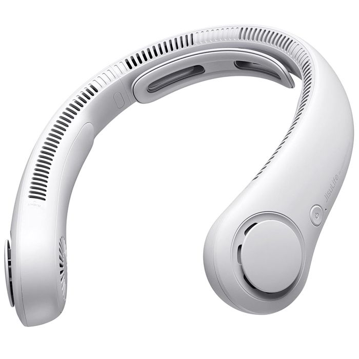Ventilateur tour de cou haut de gamme Life4 (FA14X) portable 5000 mAh 5 vitesses JISULIFE Gris - Jisulife