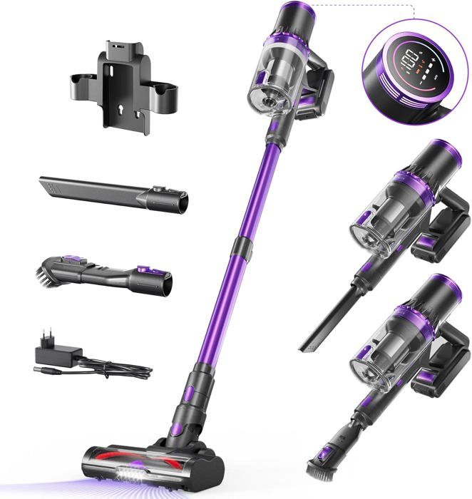 Aspirateur Balai Sans Fil Kohe K10 500W – Brosse Bleue Occasion