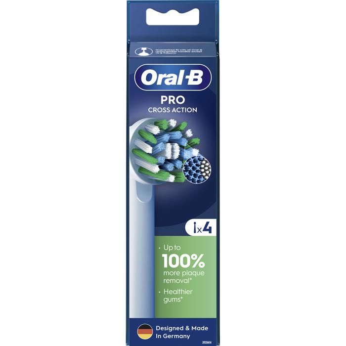 Braun Oral-B Pro Cross Action bílý 4 ks