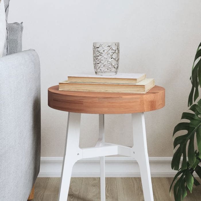 Petite prix Dessus de table - Plateau/Meuble - Ø30x4 cm rond bois massif de hêtre @246582
