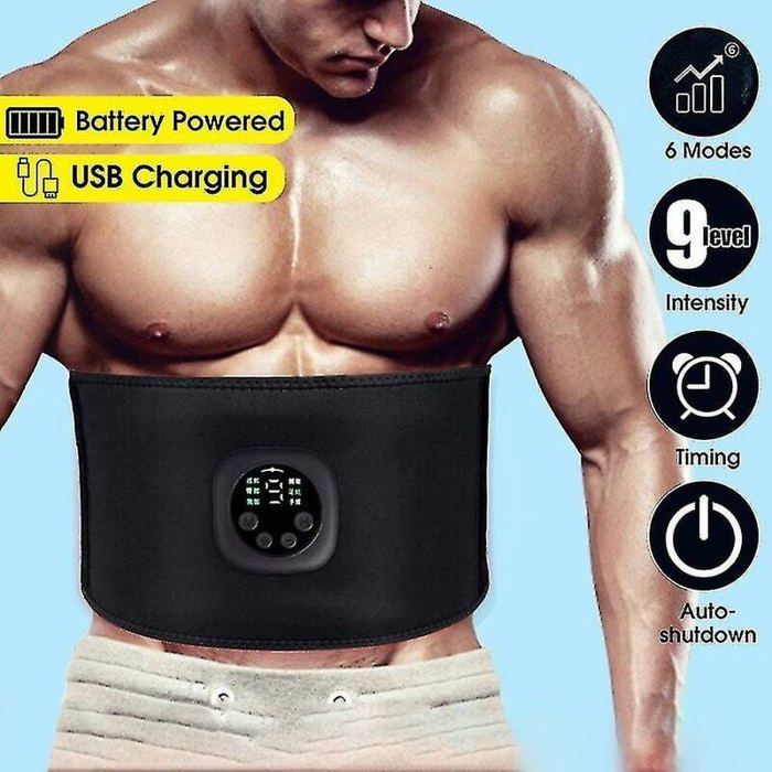 &Eacute;lectrique Abdomen Ceinture Amincissante Corps Abdominal Ceinture Stimulateur Musculaire Fitness
