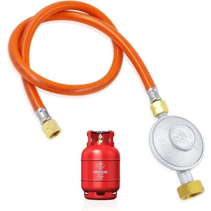 Kit de régulateur de gaz butane et propane pour poêles et réchauds à gaz