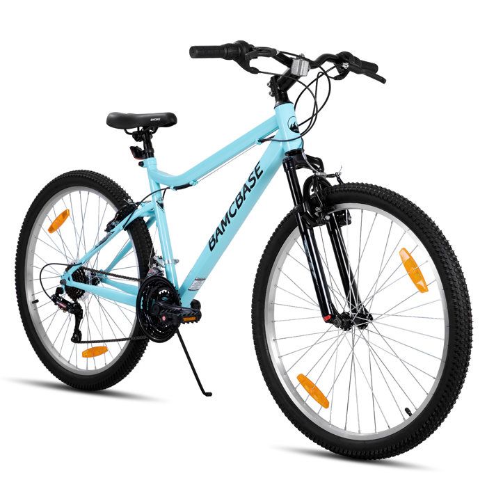 Hiland Vélo VTT Femme Adulte 26 Pouces, 18 Vitesses,Cadre en Acier