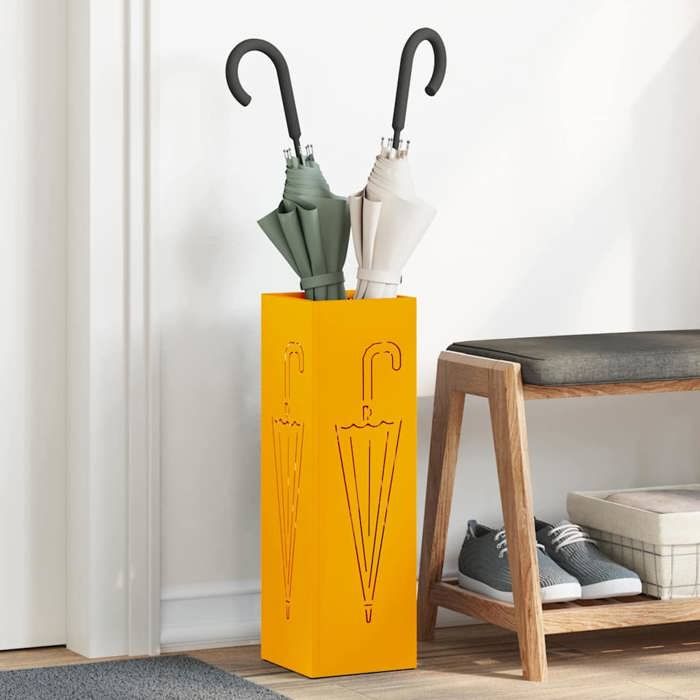 Porte-parapluie Moutarde 155 x 155 x 49 cm Acier-Mothinessto12488