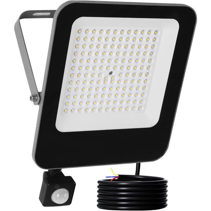 Projecteur LED Extérieur 100W TASINUO Avec Détecteur De Mouvement 10000LM 7000K - IP67