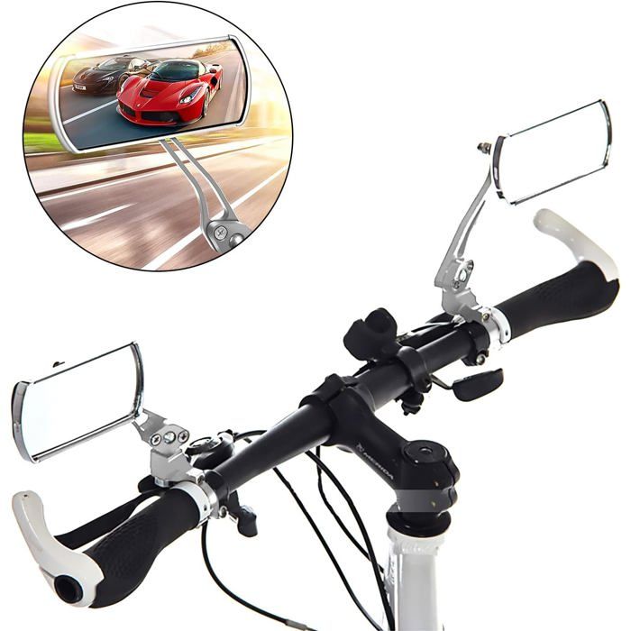BESPORTBLE Rétroviseur De Vélo Guidon Rotatif 360° Miroir