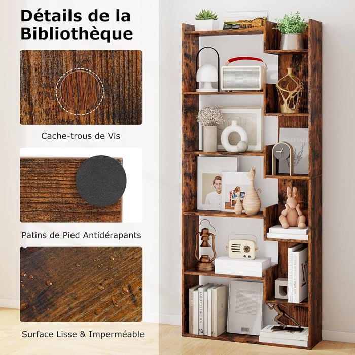 Giantex Étagère de rangement pliable à 5 niveaux avec roulettes, étagère pliable avec étagères réglables, étagère de rangement en métal robuste, organiseur de rangement pliable extensible pour