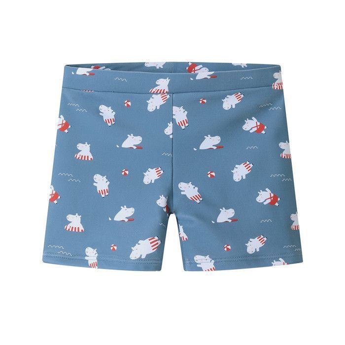 Monnëka Short de Bain pour Enfant Hippos 3 à 4 ans