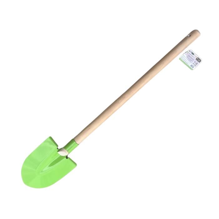 Pelle pour enfant en fer et bois - Vert - H 82 cm - Jardin