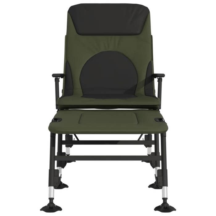 En PromotionChaise longue de jardin 1 pc SHIELD Fauteuil long de piscine arrière-cour de pêche avec pieds à boue réglables pliab