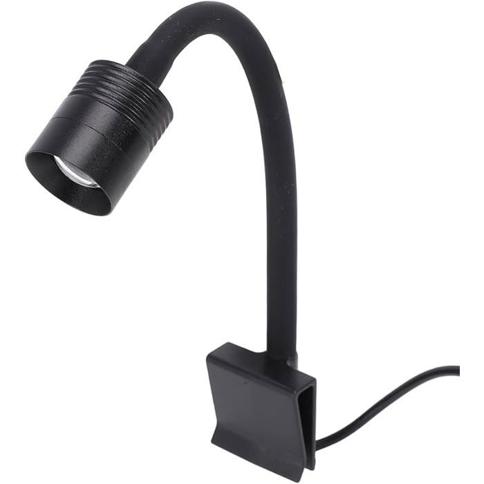 Spot Aquarium Lumière LED 3 Couleurs pour Aquarium avec Minuterie 3/9/12 Heures étanche IP65 Bras de Serrage