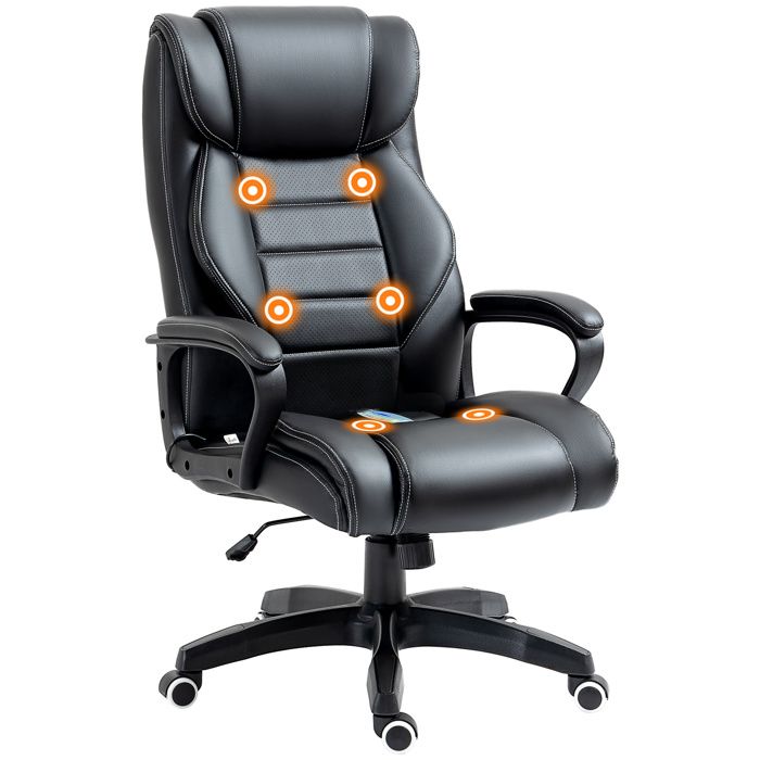 Fauteuil de bureau massant fauteuil bureau ergonomique grand confort hauteur