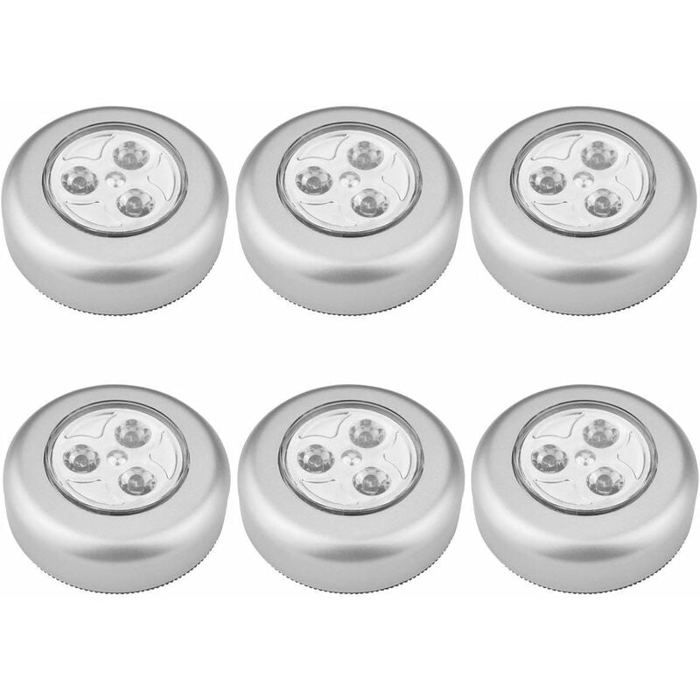 Lampes LED autocollantes à piles veilleuse LED autocollante alimentée par 3 piles / Piles pour armo ACCESSOIRES FABRICATION MAISON