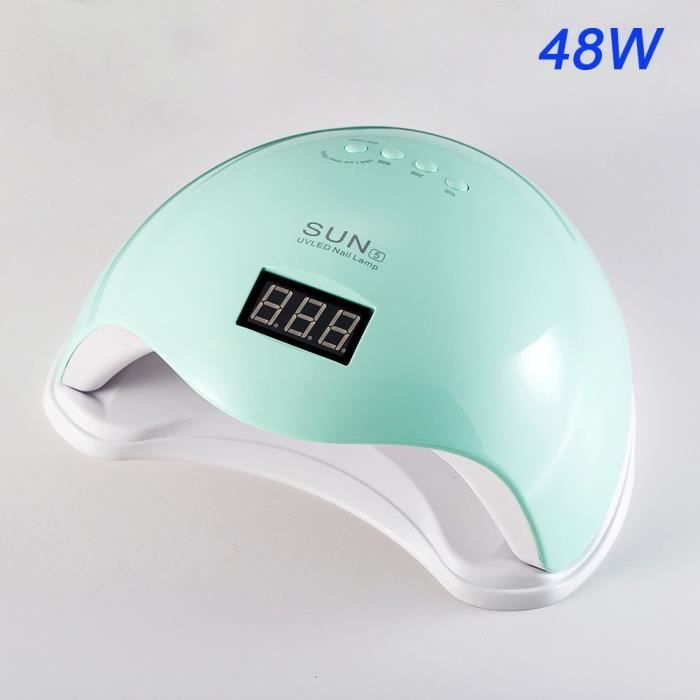 Vert48W lampe UV pour sécher les ongles, accessoire de manucure, avec 24 LED, pour sécher le