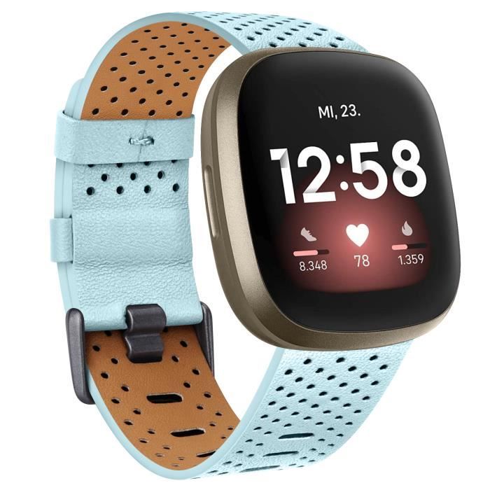 Bracelet fitbit versa discount cuir