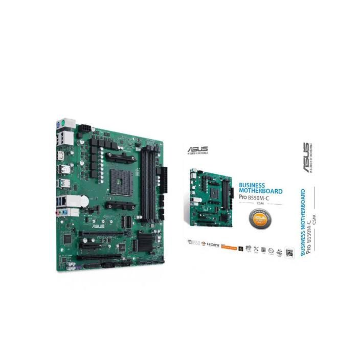 Carte mère – ASUS – PRO B550M-C/CSM – Socket AM4 – Micro ATX – DDR4 SDRAM