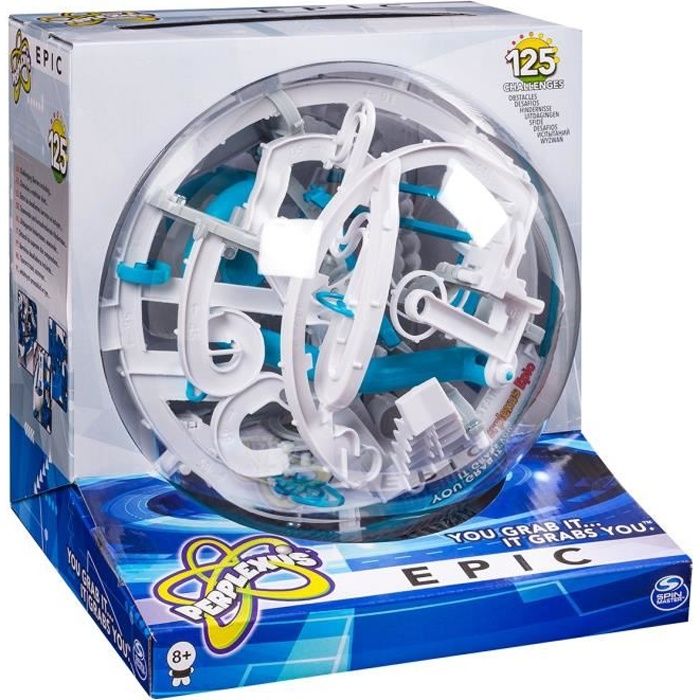 Perplexus Epic - SPIN MASTER - Labyrinthe 3D - 125 obstacles - Garçon et  Fille - A partir de 8 ans - Cdiscount Jeux - Jouets