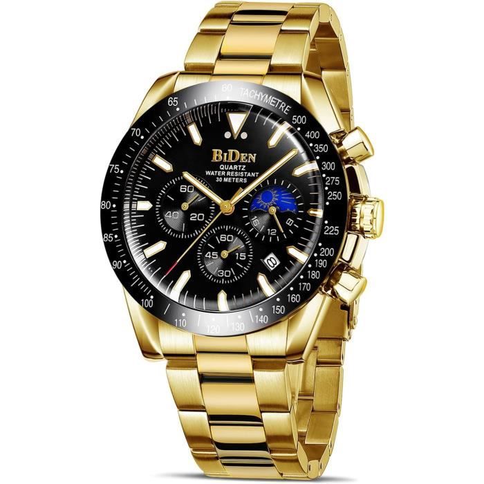 Montre Automatique Homme Harken - étanche 300m, Cadran Noir, Boîtier Acier 43mm, Mouvement SEI 24 Joyaux