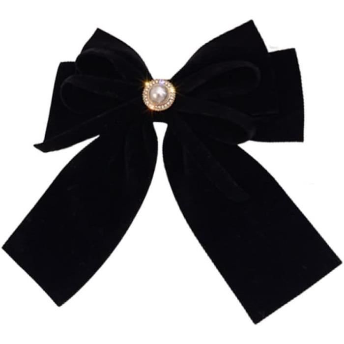 Paires De Pinces à Cheveux Nœud Tissu Pailleté - Fait Main - 5 Cm - Neuf