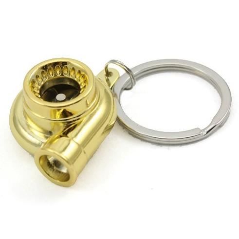 Porte-clés Voiture Double Anneau Avec Ouvre-bouteille - Alliage, Unisexe