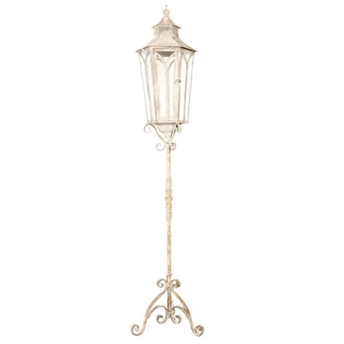 Style Ancienne Lanterne Lampadaire Lampe Sur Pied En Fer 140 Cm Lanterne Cdiscount Bricolage