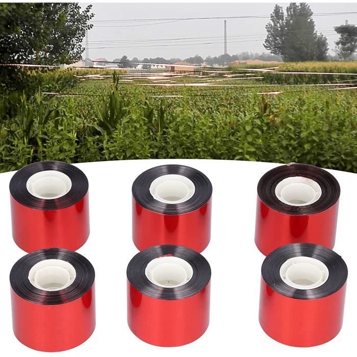 Lot De 2 Bandes De Répulsif Pour Oiseaux - 80 M X 2,4 Cm - Bande Réfléchissante - Répulsif Contre Les Oiseaux, Les Pigeons, Les Balcons, Les Maisons, Les Jardins Et Les Cours (argent + Rouge