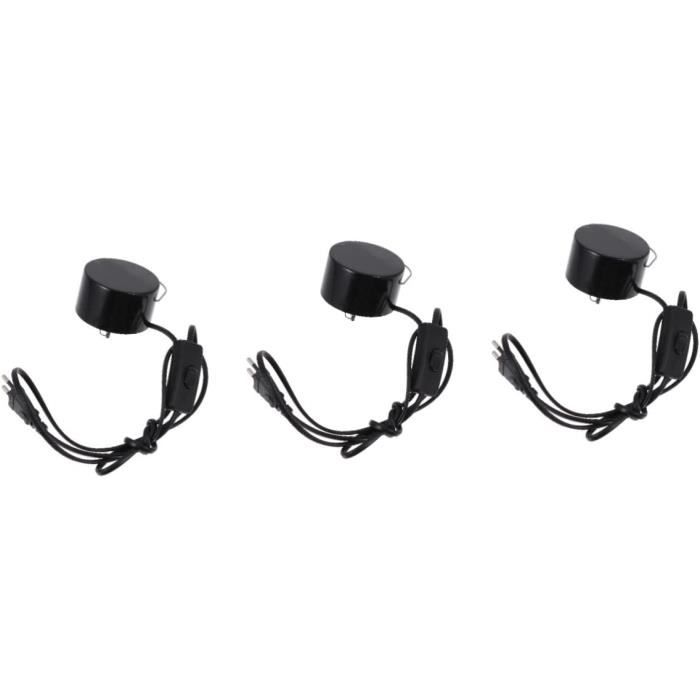 Eiryhope Moteur à vent avec télécommande, affichage à suspendre pour boule disco, berceau, carillon, décoration de jardin, décoration de Noël – Fonctionne avec piles 20 tr/min