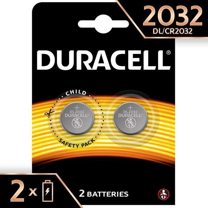 Piles bouton CR2032 Duracell