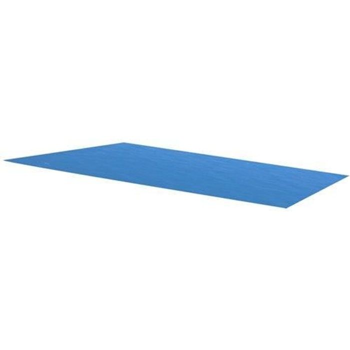 VidaXL Bâche de piscine rectangulaire 549 x 274 cm PE Bleu