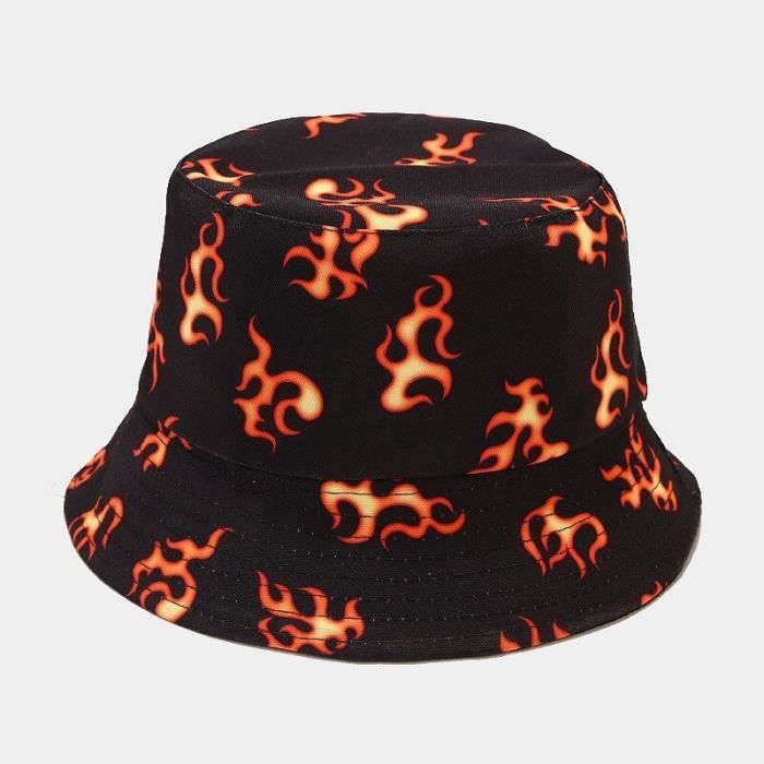 Chapeau Seau (bucket Hat) En Fourrure De Vache - Noir Et Blanc - Unisexe - Style Festival - Neuf
