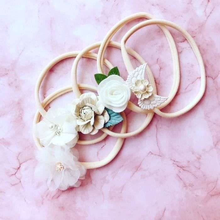 Bandeau Bebe Fille Elastic Cheveux Lot De 5 Serre Tete En Nylon De Fleur Pour Cheveux Filles Bebe Bandeau Cheveux C Rose Chq1598 Cdiscount Au Quotidien