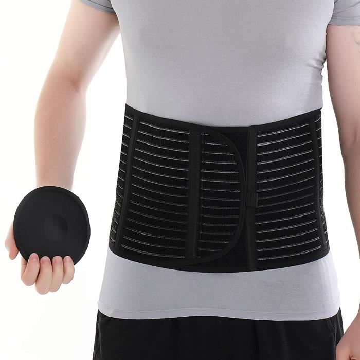 2XL 3XL HKJD Ceinture de hernie ombilicale pour hommes et femmes liant de hernie abdominale avec coussin de Cdiscount Sante Mieux vivre