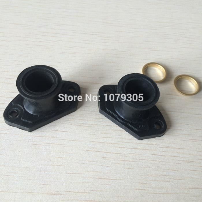 Lot De 2 Collecteurs D'échappement Pour Tronçonneuse 45CC/52CC/58CC - Avec Joints Et Anneaux En Laiton - Compatible 4500, 5200, 5800 - 4