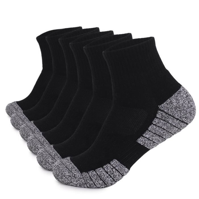 Couleur 6 paires noir taille S US 3 5 EU 35 38 Chaussettes de